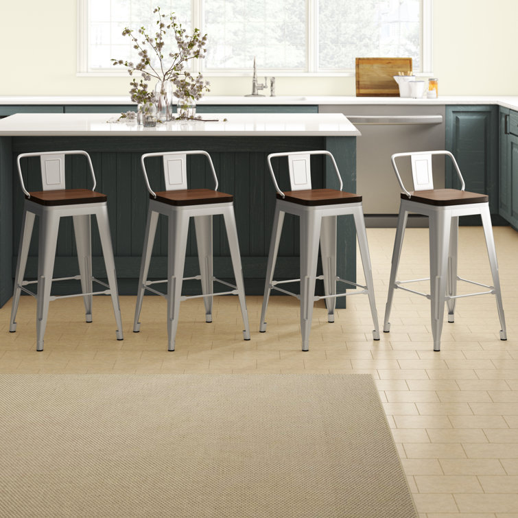 Bar stools with backs wayfair hot sale